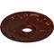 Ekena Millwork Kent Ceiling Medallion (Fits Canopies up to 5"), 18"OD x 3 1/2"ID x 1 1/4"P, Brushed Mahogany CM18KEBMF - alternate 2